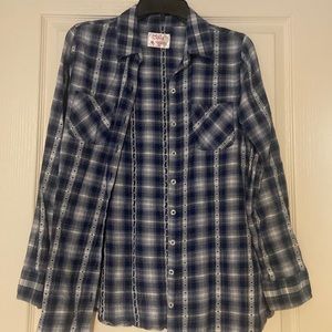 Justice Blue Flannel